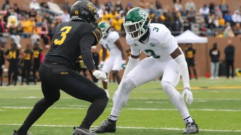 Former Battle Creek Central standout Austin McKinney, right, plays defensive back for Northwest Missouri State University.