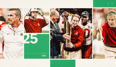 Ranking college football’s top 25 coaches of the 2000s, from Nick Saban to Ryan Day to Chip Kelly