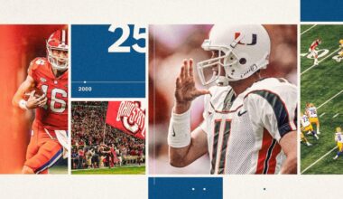 Ranking the 25 best college football teams of the 2000s: Is 2001 Miami or 2019 LSU No. 1?