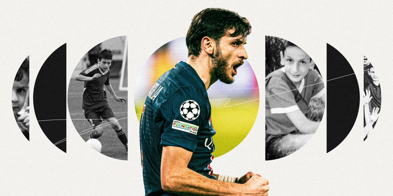 Khvicha Kvaratskhelia, PSG’s Georgian artist whose football skills saved his father’s life