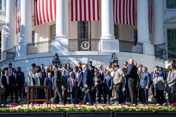 Trump met with the Eagles late last month