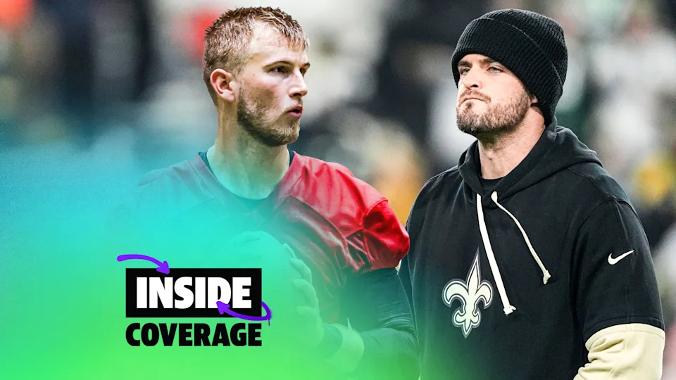 Is Tyler Shough the Saints next starting QB now that Derek Carr has retired? (Photo by Derick E. Hingle & Patrick McDermott/Getty Images)