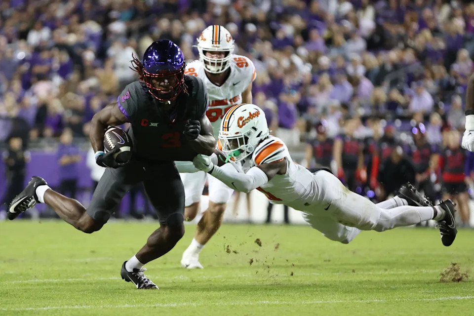 Packers rookie WR Savion Williams during his collegiate career at TCU.© Tim Heitman-Imagn Images