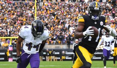 Steelers trade WR George Pickens; How did he fare against the Ravens?