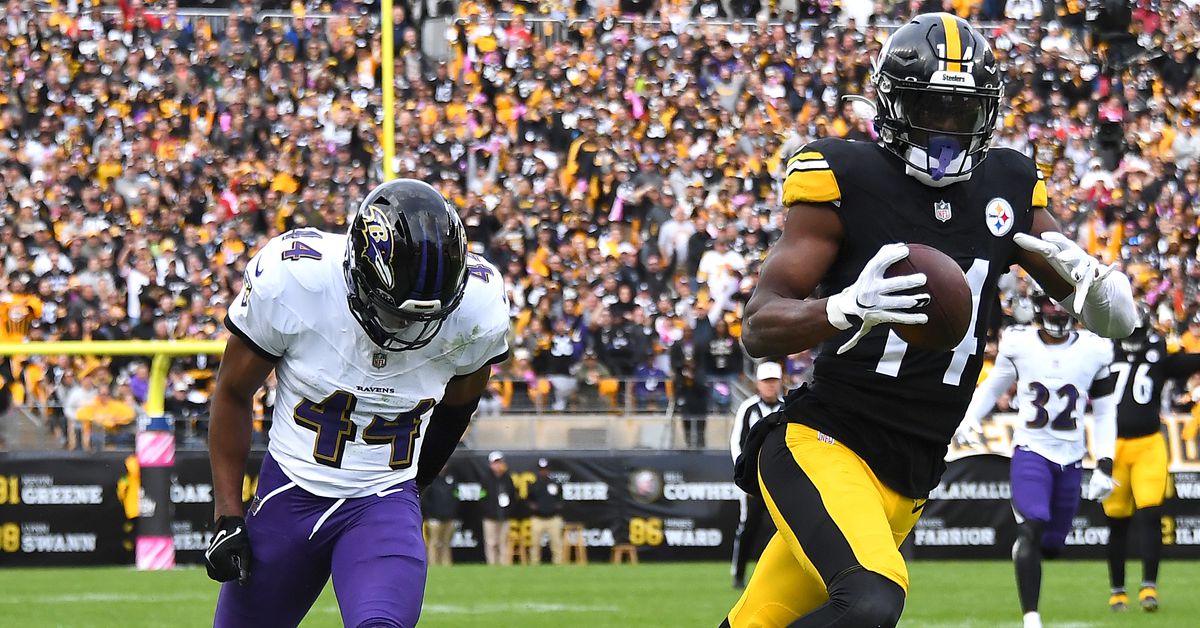 Steelers trade WR George Pickens; How did he fare against the Ravens?