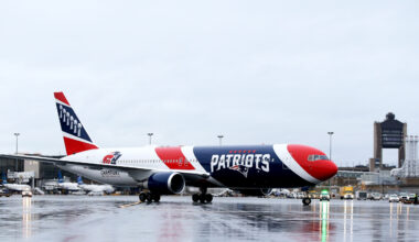 New England Patriots Plane Used To Bring Medical Supplies