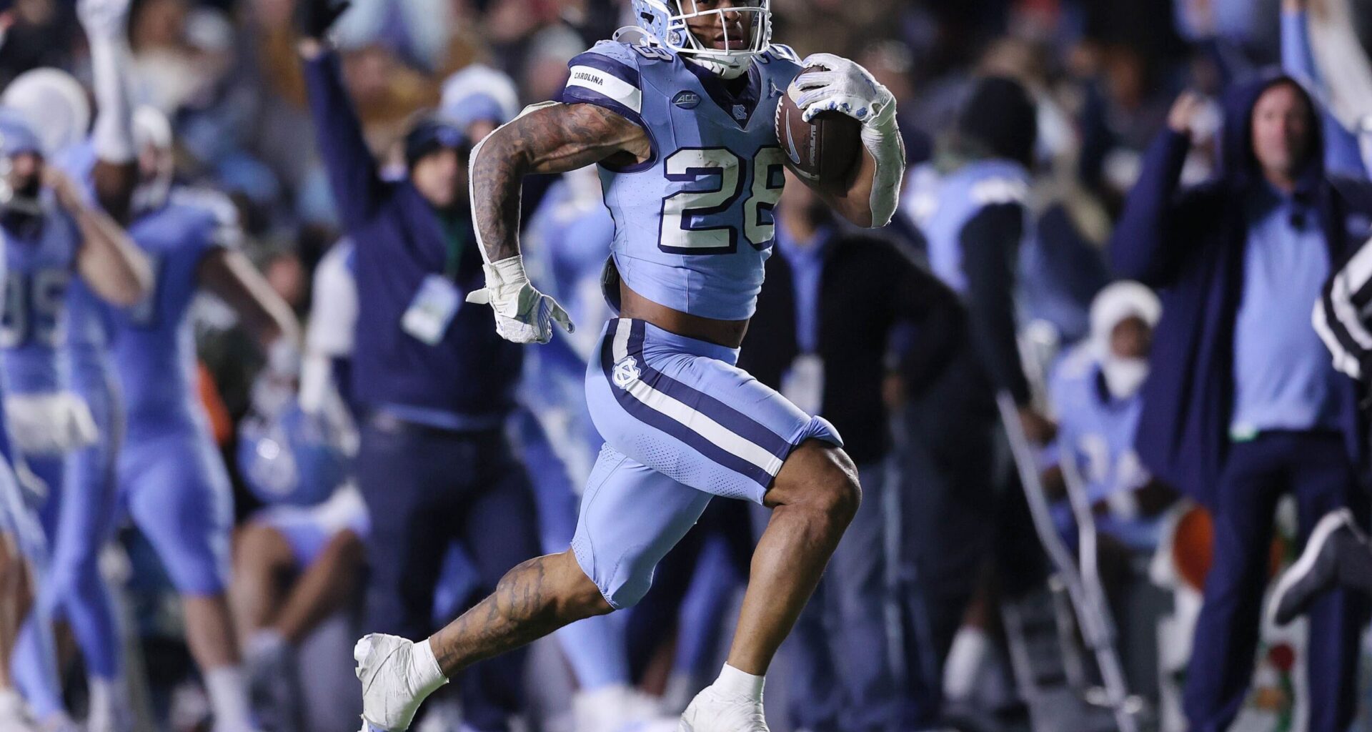 UNC RB Omarion Hampton Selected by Los Angeles Chargers in NFL Draft