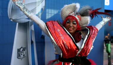 Falcons superfan 'BirdLady' pleads not guilty to theft charge