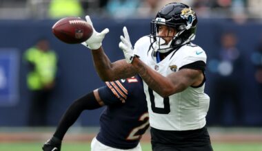 Jaguars release former UCF, Seminole star receiver Gabe Davis