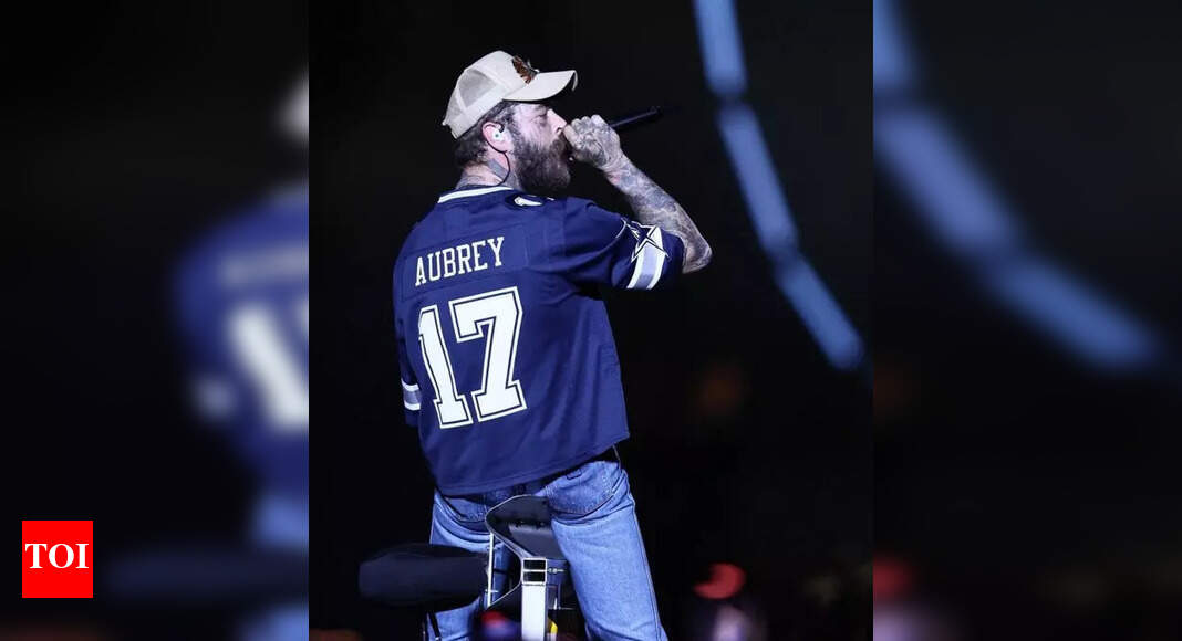 Post Malone sparks debate after wearing Brandon Aubrey’s jersey at Cowboys concert