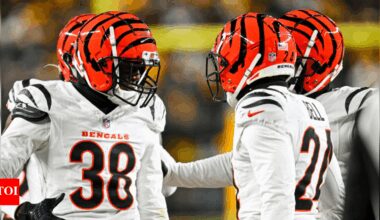 The Los Angeles Chargers will travel 37,086 miles, and the Cincinnati Bengals will travel 8,753 miles in the 2025-2026 NFL season