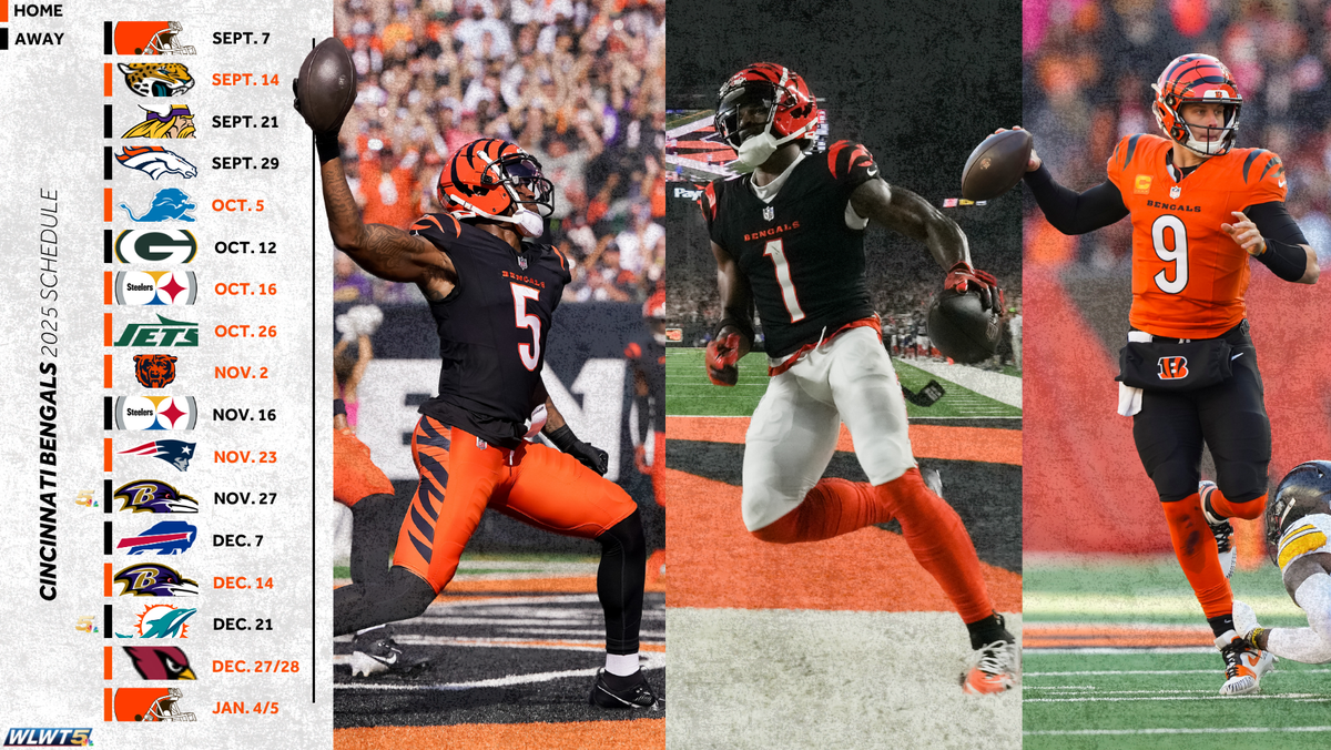 2025 Cincinnati Bengals schedule released