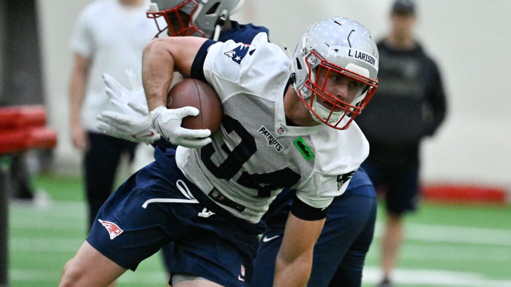 New England Patriots undrafted rookie Lan Larison