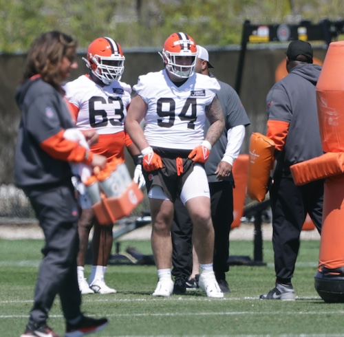 Browns rookie minicamp, day 1