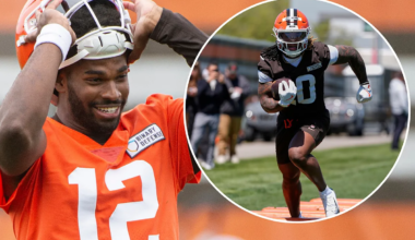 Shedeur Sanders has former Ohio State running back Quinshon Judkins already proving to be the steal of the NFL Draft during the Browns' OTAs - MARCA