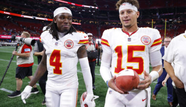 Patrick Mahomes and Rashee Rice