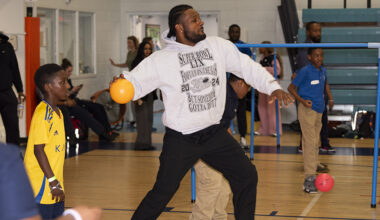 QuickChek teamed up with the Boys & Girls Club of Newark and New York Giants linebacker Kayvon Thibodeaux for a day focused on promoting community involvement and youth leadership. - PROVIDED BY QUICKCHEK