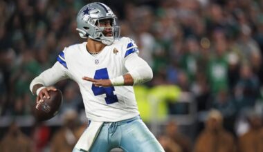 Dallas Cowboys open as 6.5-point underdogs at Philadelphia Eagles