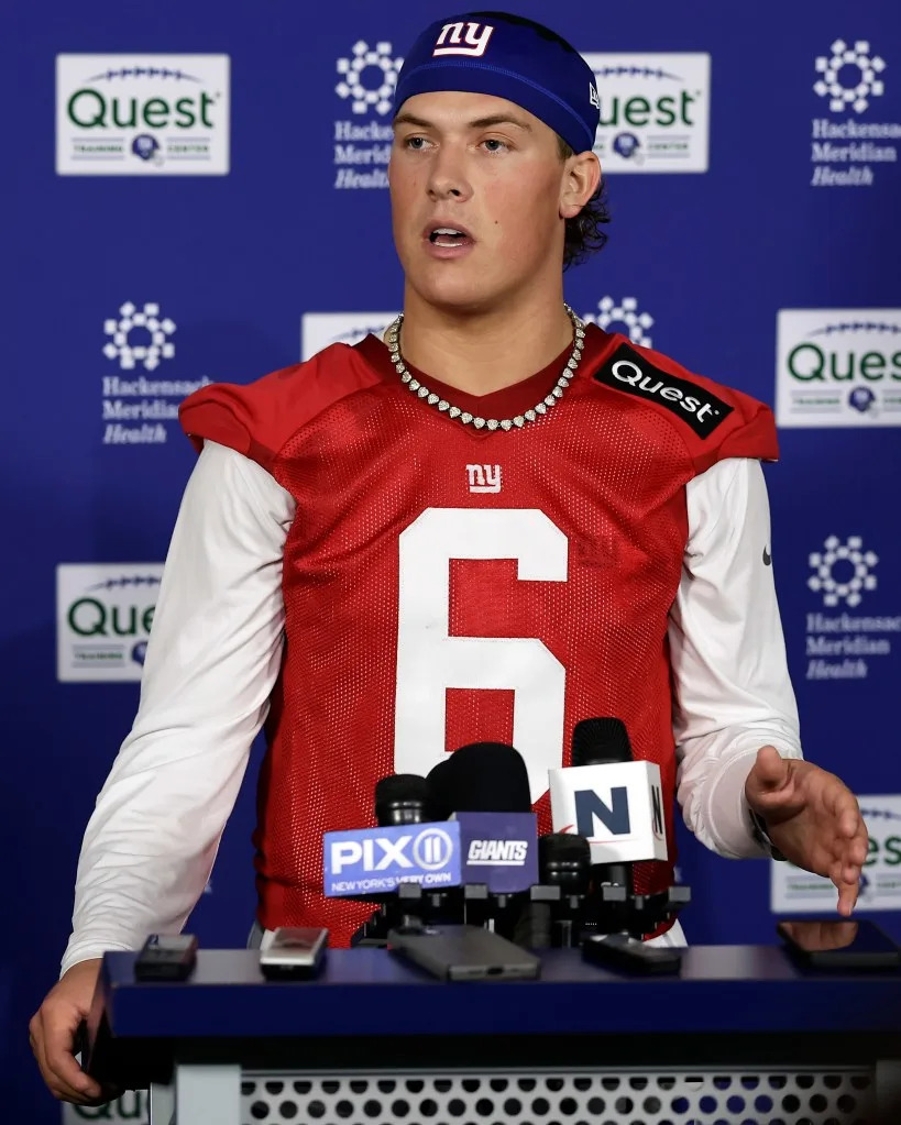 Giants quarterback Jaxson Dart Getty Images