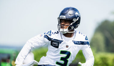 Nick Emmanwori Seattle Seahawks rookie minicamp...
