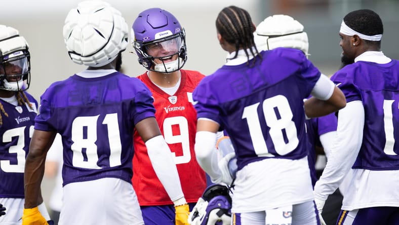 JJ McCarthy, Justin Jefferson - Minnesota Vikings OTAs