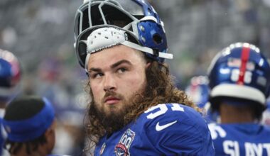 New York Giants roster move: DT Casey Rogers waived