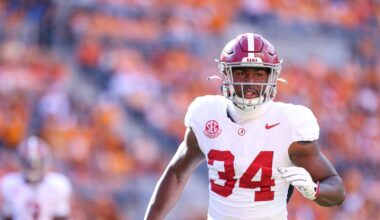 Denver Broncos select Alabama EDGE Que Robinson with 134th overall pick