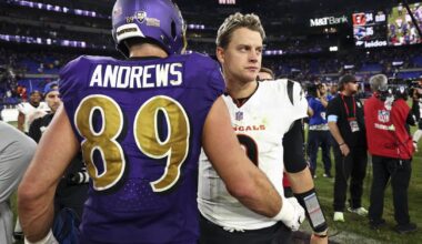 NFL Schedule Release: Bengals to play at Ravens in 2025 Thanksgiving games