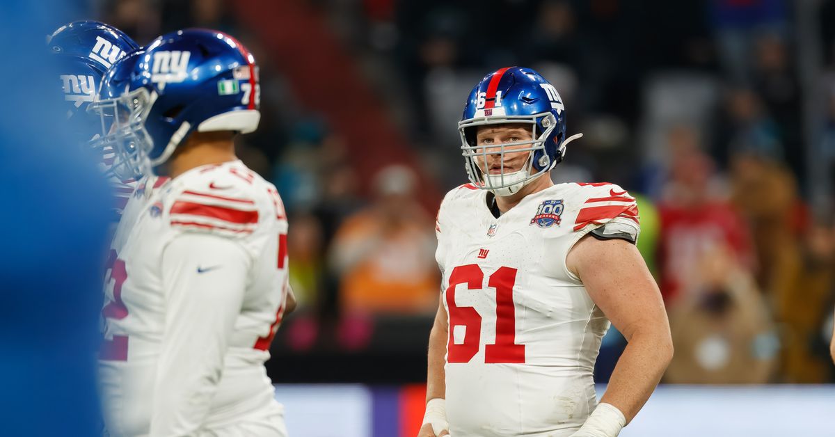 PFF names John Michael Schmitz as New York Giants’ breakout candidate