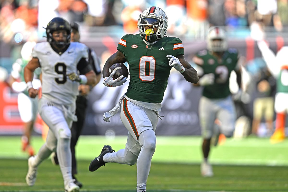 COLLEGE FOOTBALL: NOV 23 Wake Forest at Miami