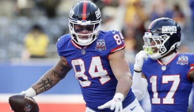 Better or worse in 2025? New York Giants tight ends