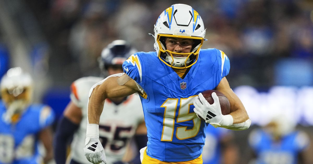 Chargers WR Ladd McConkey named amongst NFL’s top 25 under 25