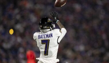 Rashod Bateman named Ravens’ most underappreciated player entering 2025 season