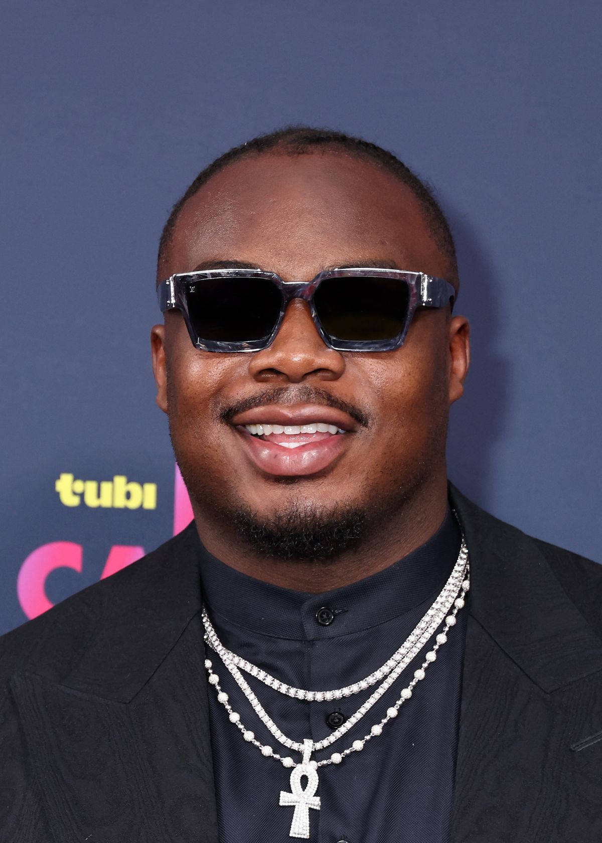 Kansas City Chiefs v Philadelphia Eagles - Tubi Red Carpet At Super Bowl LIX