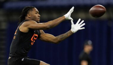 ESPN lists Luther Burden III as the favorite draft pick of the 2025 NFL Draft