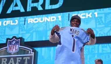Jersey numbers for 2025 Titans draft class