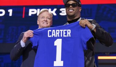 New York Giants’ Abdul Carter also received prank draft phone call