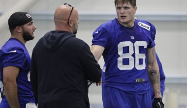 New York Giants’ rookie TE Thomas Fidone wouldn’t change his path to the NFL