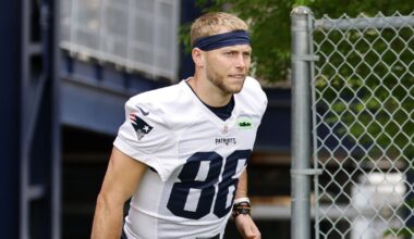 Sunday Patriots Notes: Young wide receivers making their presence felt