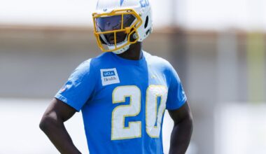 Cam Hart, Daiyan Henley among Chargers working off to side at OTAs