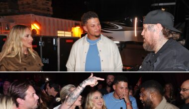 Patrick and Brittany Mahomes Party with Tom Brady and Jelly Roll in Miami