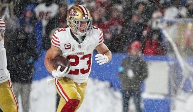 PFF: Christian McCaffrey key to 49ers' 2025 comeback hopes