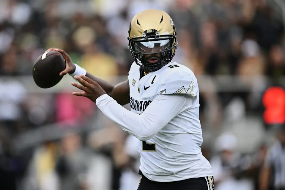 Shedeur Sanders threw for 4,134 yards and 37 touchdowns as a Colorado senior. AP