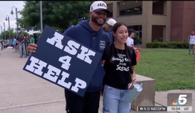 Dallas Cowboys Dak Prescott and North Texas father spread message of hope – NBC 5 Dallas-Fort Worth
