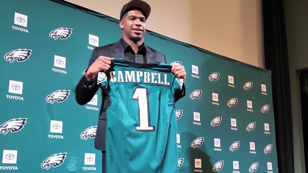 Eagles’ 1st round pick Jihaad Campbell already has family ties to team – NBC10 Philadelphia