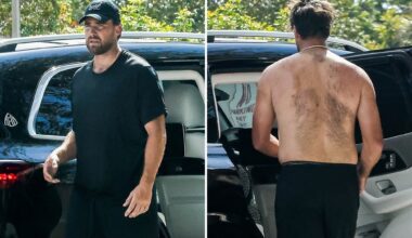 Travis Kelce Goes Shirtless, Puts Hairy Back on Display After Sweaty Workout