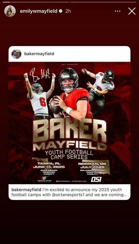 Emily Mayfield, Instagram