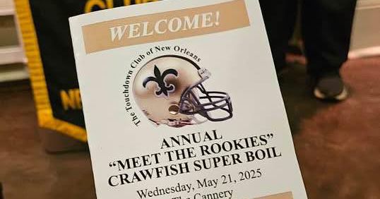 Touchdown Club of New Orleans hosts 51st annual Saints “Rookie Super Boil”