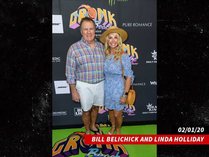 Bill Belichick AND LINDA HOLLIDAY 2020 getty 1