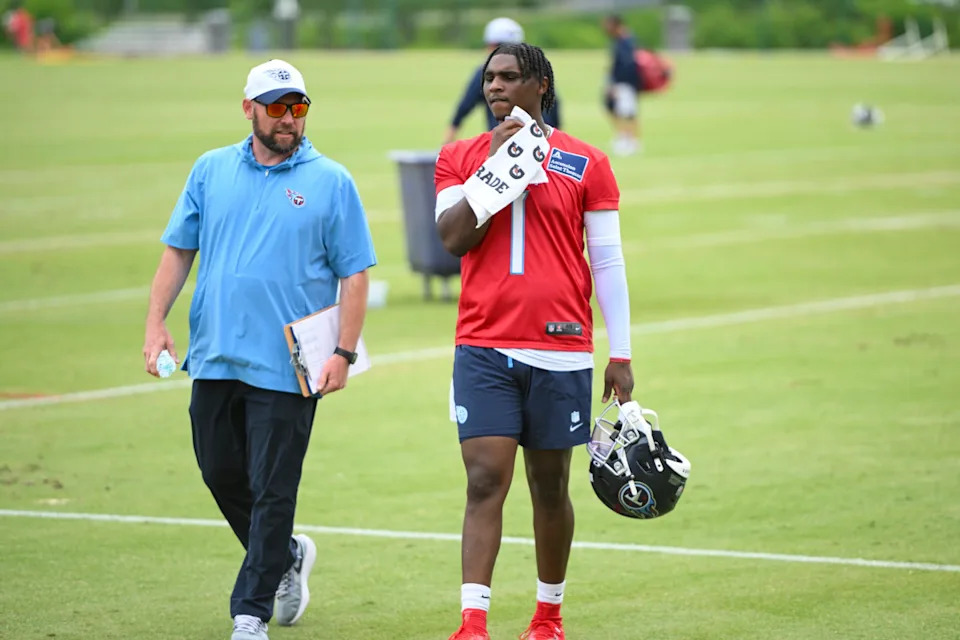 Tennessee Titans QB Cam Ward.Steve Roberts-Imagn Images